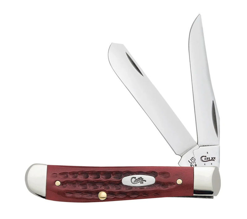 Case Pocket Worn® Old Red Bone Corn Cob Jig Mini Trapper (00784)
