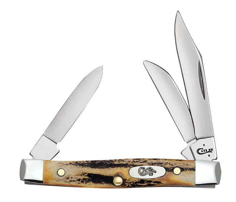 Case Genuine Stag Small Stockman Pocket Knife (00178)