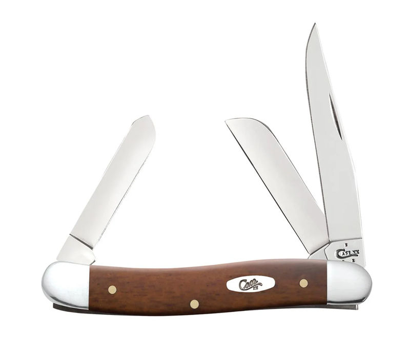 Case Smooth Chestnut Bone Medium Stockman(CASE28701)