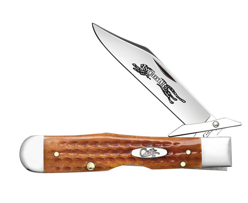 Case Pocket Worn® Harvest Orange Bone Corn Cob Jig Cheetah®(07399)