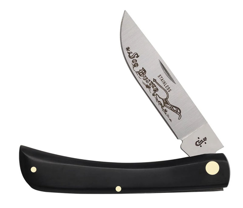 Case Jet-Black Synthetic Sod Buster® Pocket Knife (00092)