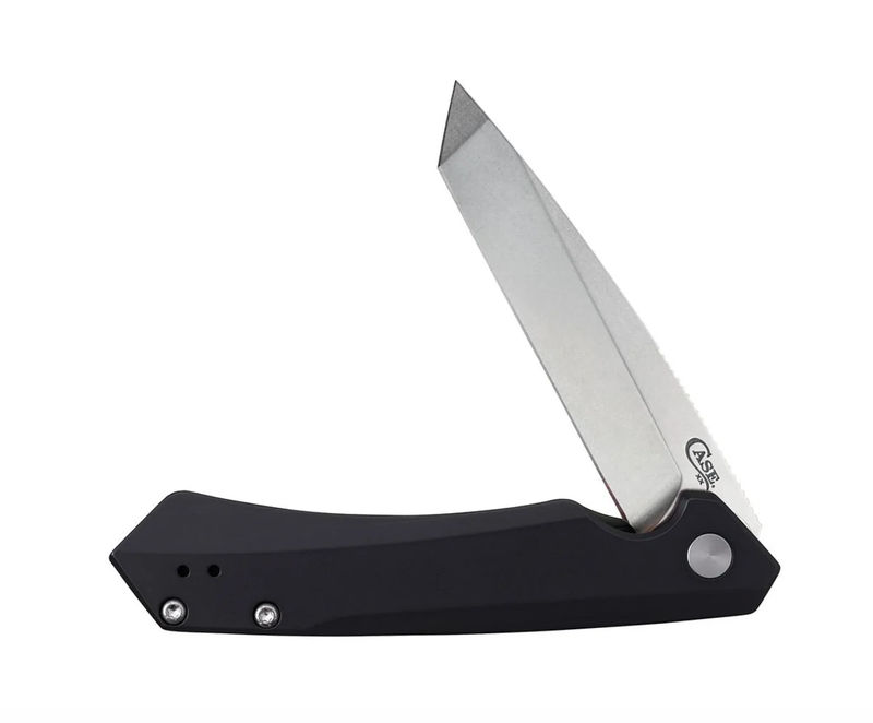 Case Black Anodized Aluminum Black Kinzua Flipper (CASE64665)