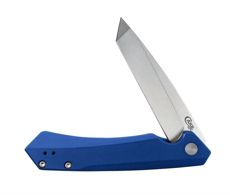 Case BLUE Anodized Aluminum Blue Kinzua Flipper (CASE64663)