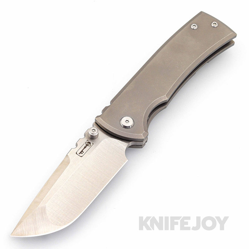 Chaves Redencion 229 GEN 4 Full Titanium Drop Point Blade Finish Knife