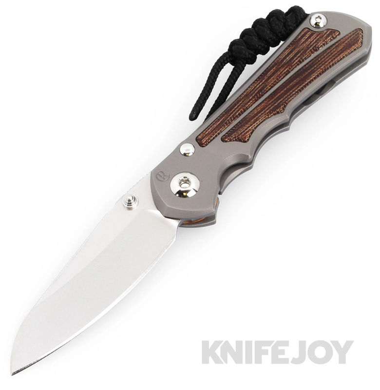 Chris Reeve Knives Small Inkosi Plain Insingo Magnacut Blade with Glass Blasted Natural Canvas Micarta Handles