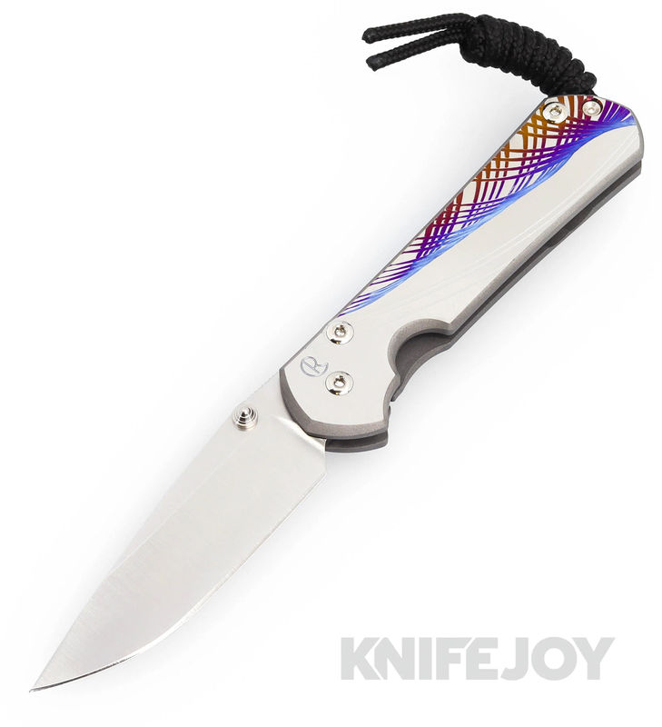 Chris Reeve Knives Small Sebenza 31 Drop Point Magnacut Blade with Unique Design/ Titanium Handles