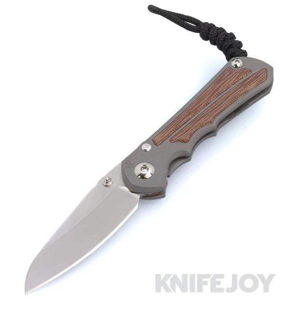 Chris Reeve Knives Small Inkosi Natural Canvas Micarta Inlay Insingo