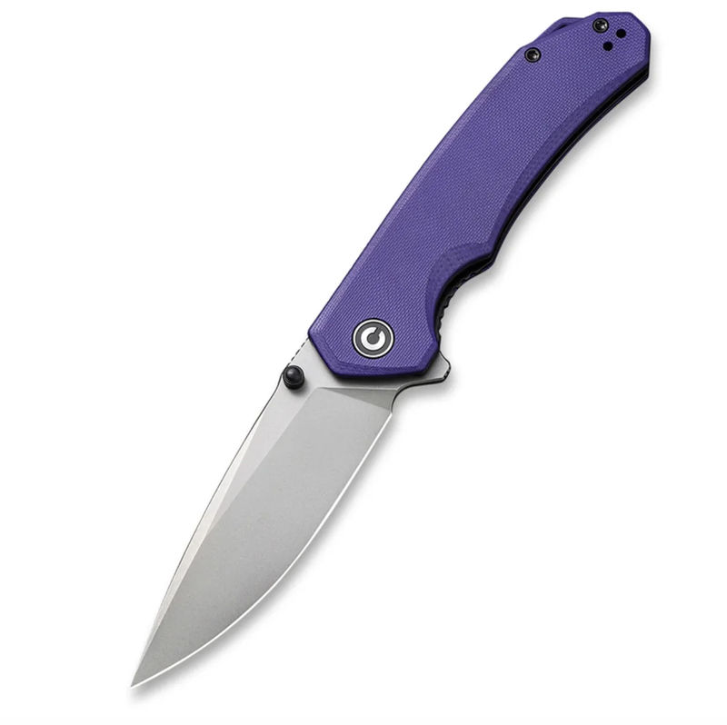 We Knife - Civivi Brazen Filpper Knife - Purple G10 Handle