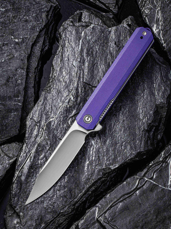 We Knife - CIVIVI Chronic Liner Lock Flipper G10 Purple Knife