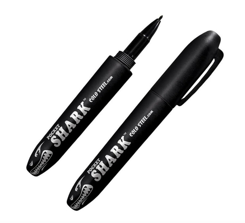 Cold Steel CS-91SPB Pocket Shark Felt Tip Pen/ Marker