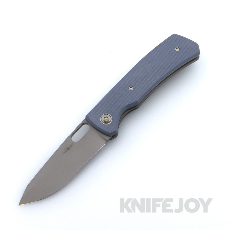 Jarosz Custom Knives Kali Titanium Liner Lock AEB-L Blade with Slate G10 Scales