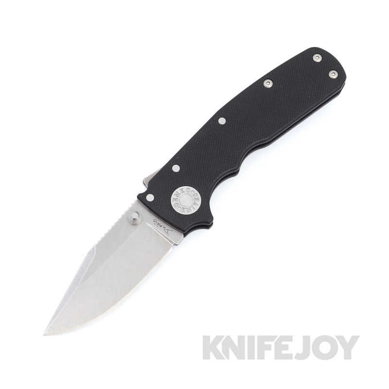 Demko Knives AD20.5SC20CVBLKG10-CP Shark Cub 20CV Clip Point Blade with Black G10 Handles