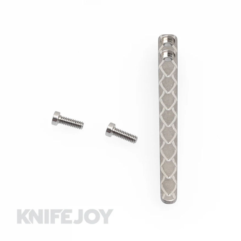 Fellhoelter Full Size Titanium Milled DRAGON Pocket Clip Stonewash Finish
