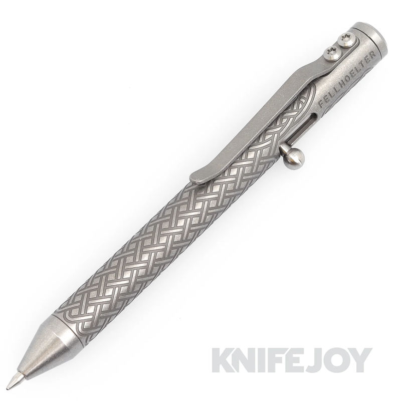 Fellhoelter TiBolt G2 Pen Titanium Celtic Engraved