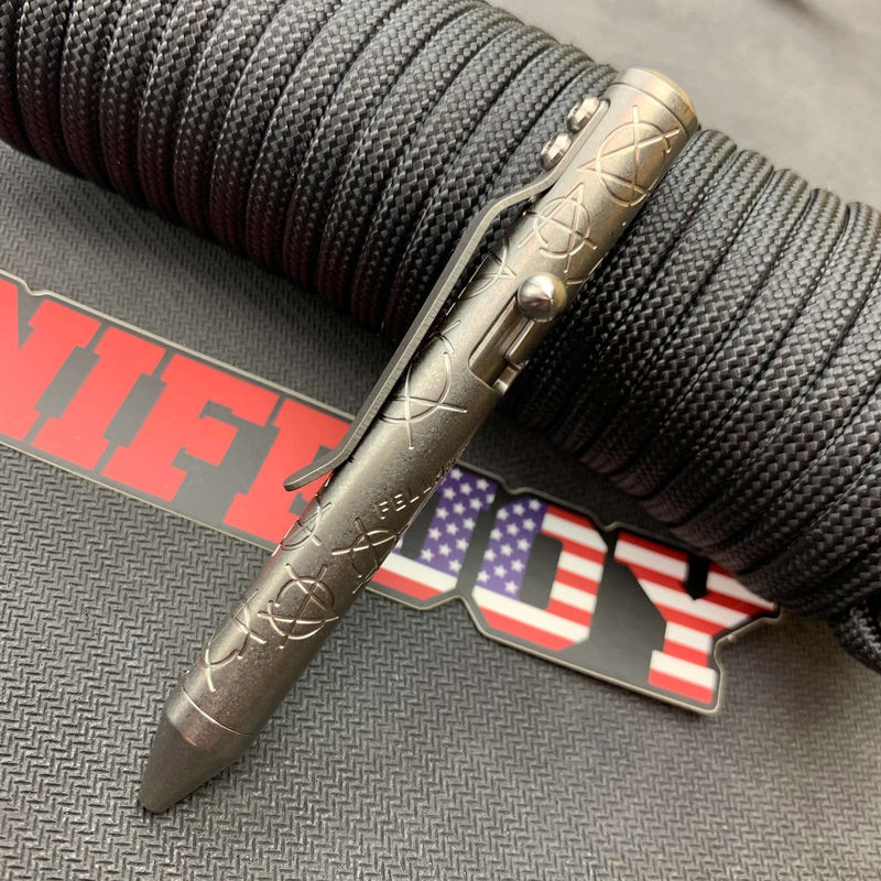 Fellhoelter TiBolt Tiny Pen Anarchy Full Engraved TinyBolt