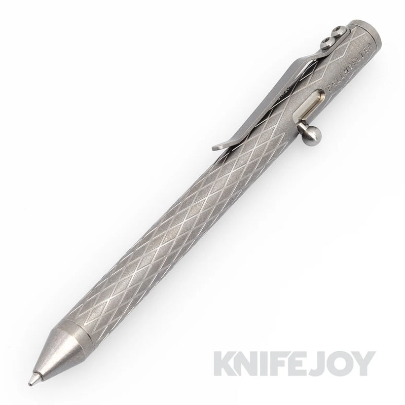 Fellhoelter Tibolt Full Size Diamond Engraved Titanium Pen