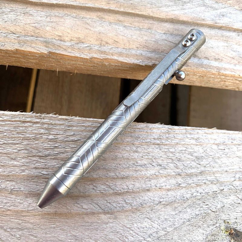 Fellhoelter TiBolt G2 Pen Titanium ISO Engraved