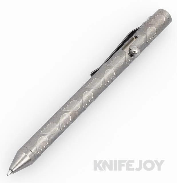 Fellhoelter Tibolt Full Size Engraved Standard Broken Heart Titanium Pen