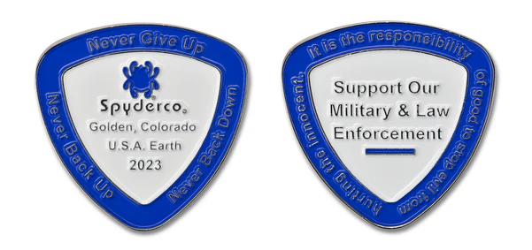 Spyderco COIN2023 SpyderCoin 2023 Challenge Coin (Military & Law Enforcement)