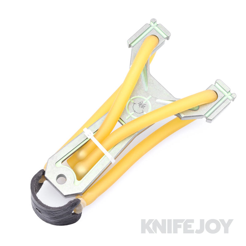 Zach Wood Custom Tools KnifeJoy "Grinch" Green Anodized Titanium Lil Menace Sling Shot