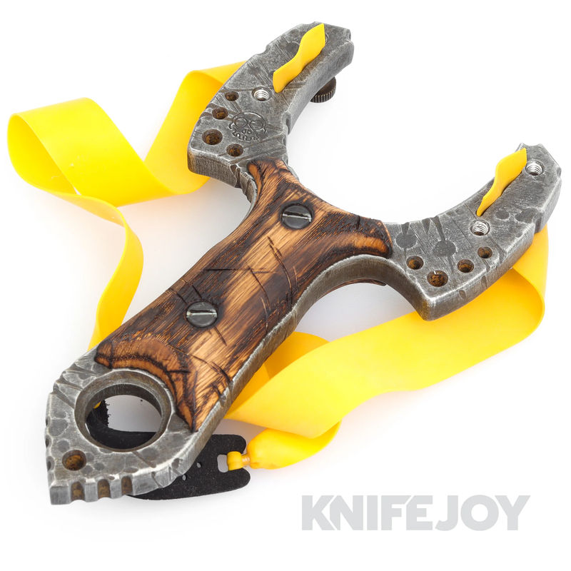 OOAK Forge Custom Sling Shot OTT Model with Yellow Band