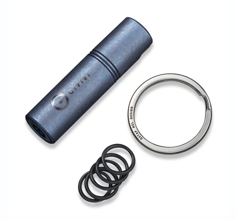 We Knife - CIVIVI Key Bit Blue Titanium Container Tool Set
