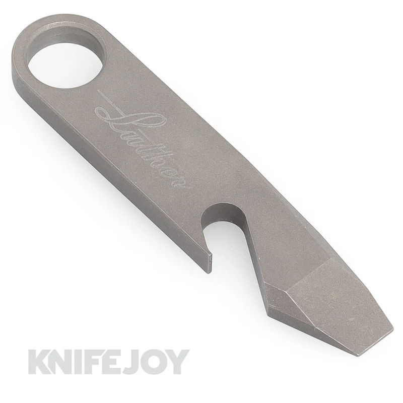 Eric Luther Foundling Blasted Stonewash Titanium Pry Bar Tool/ Opener