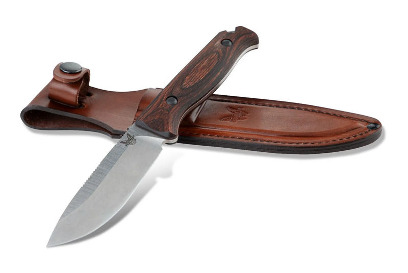 Benchmade 15002 Saddle Mountain Skinner Fixed Blade Wood