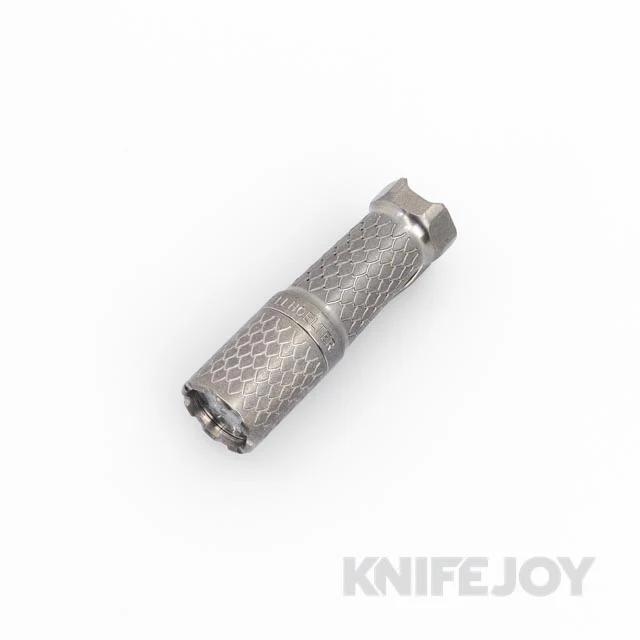 Fellhoelter FTD Torch Stonewash Dragon Engraved Titanium Flashlight