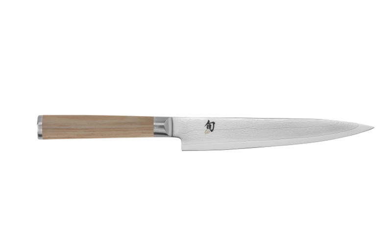 Shun Cutlery DM0701W Classic Blonde Utility Knife with 6" Blade