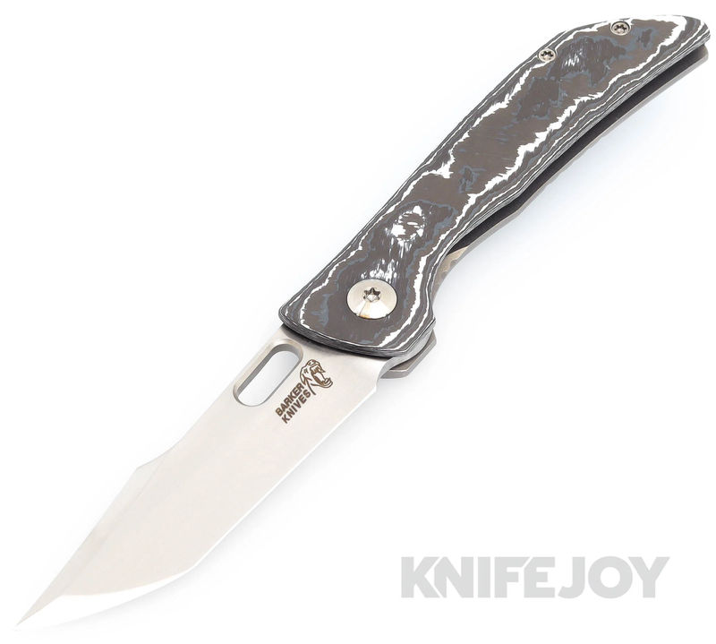 John Barker Son Of Shuck Folder CTS-XHP Blade with Fat Carbon Front Scale Handle