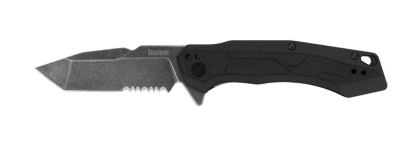 Kershaw 2062ST Analyst Tanto Assisted Opening Knife Black FRN (3.25" BlackWash Serr)