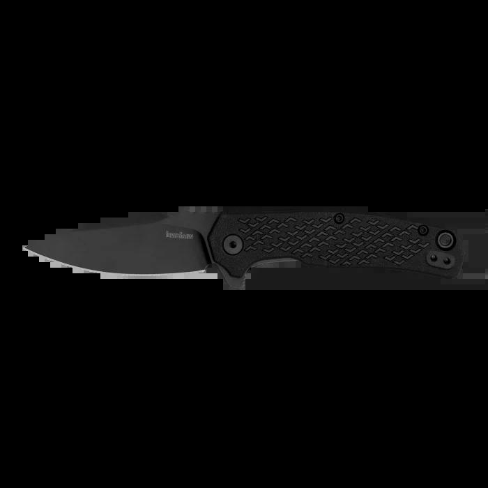 Kershaw 1407 Conduit Assisted Flipper Black-Oxide Coated Blade with Glass Filled Nylon Handles
