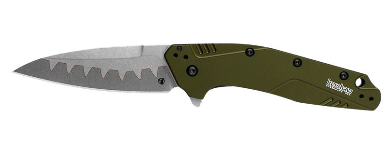 Kershaw 1812OLCB Dividend Assisted Opening Knife Olive