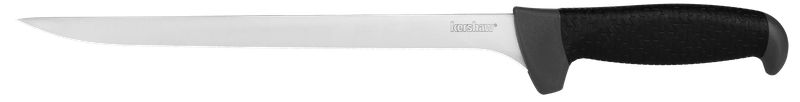 Kershaw 1249 Long Narrow Fillet Knife 9.5IN Stainless Steel Blade with Black Glass Filled Nylon Handles