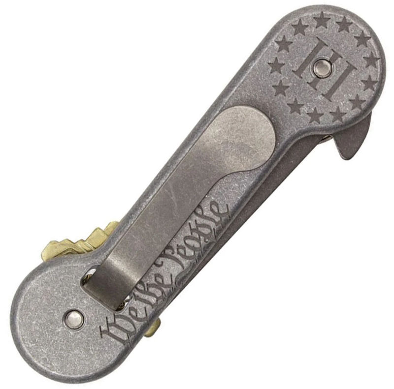 KeyBar KBR226 "We The People" /Carbon Fiber Side KeyBar EDC