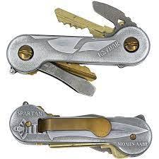 KeyBar KBR252 Spartan Deep Engraved Aluminum EDC Keyfob