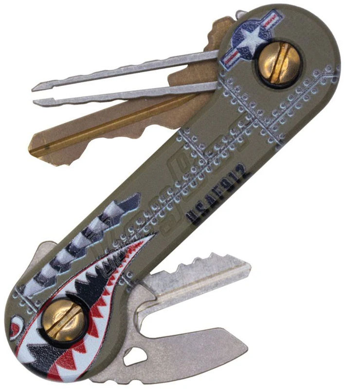 KeyBar KBR274 UV Bomber Green G10 Pocket Tool