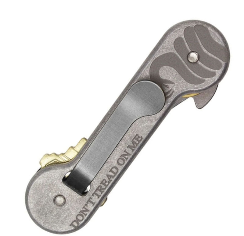 KeyBar KBR228 Aluminum Carbon Fiber with Don't Tread On Me