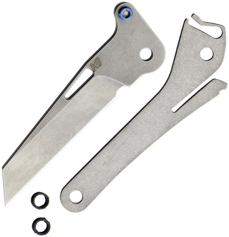 KeyBar KBR423 Mike Taylor Full Size Model Only Blade Insert - Wharncliffe S35VN Stonewash Blade