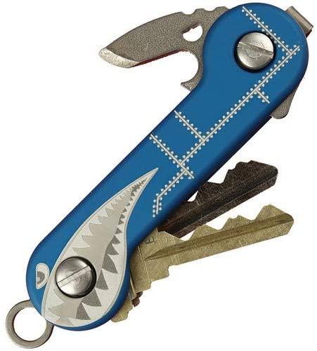 KeyBar KBR215 Bomber Blue Aluminum Anodized Tool