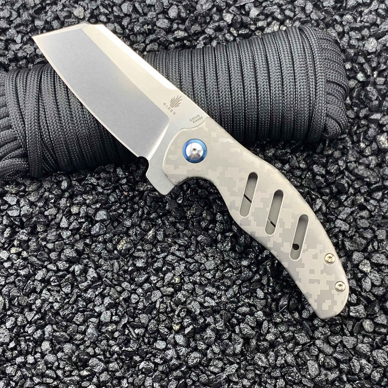 Kizer C01C Sheepdog Ki4488 McNees Custom Digi Camo Anodized