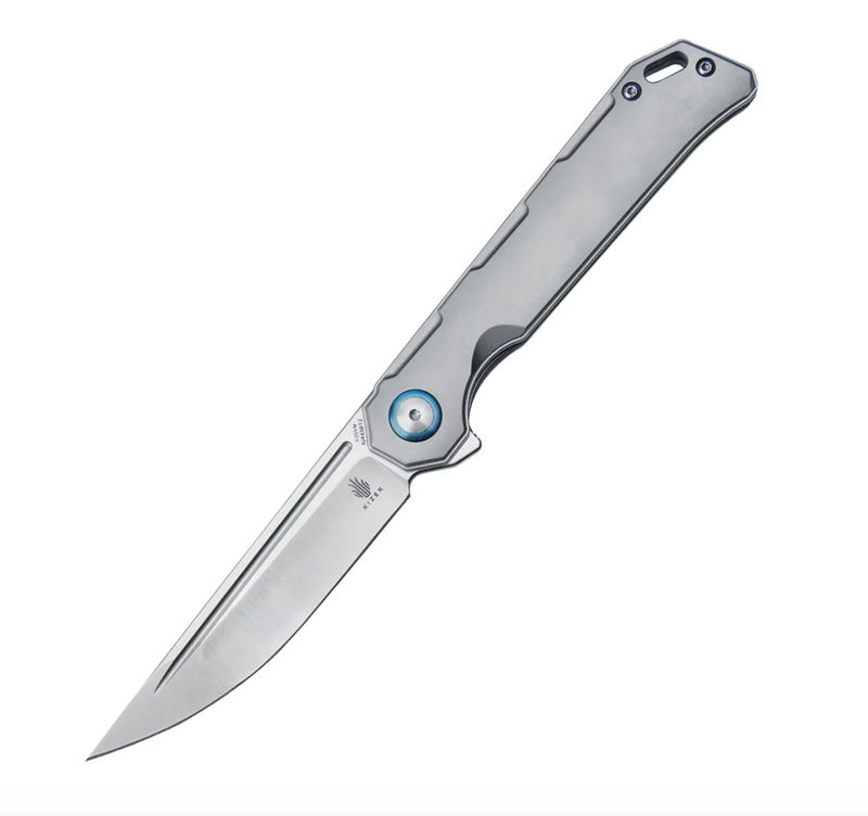 Kizer Ki4458T2 Begleiter Folder Knife Titanium Gray Handles
