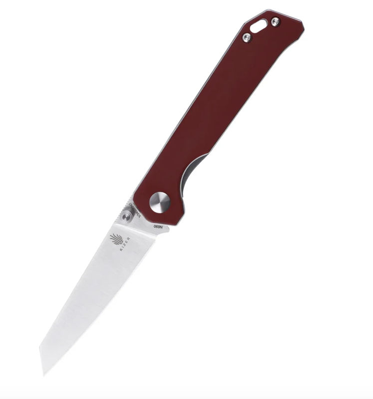 Kizer V3458RN3 Mini Begleiter Folder Knife Red Micarta