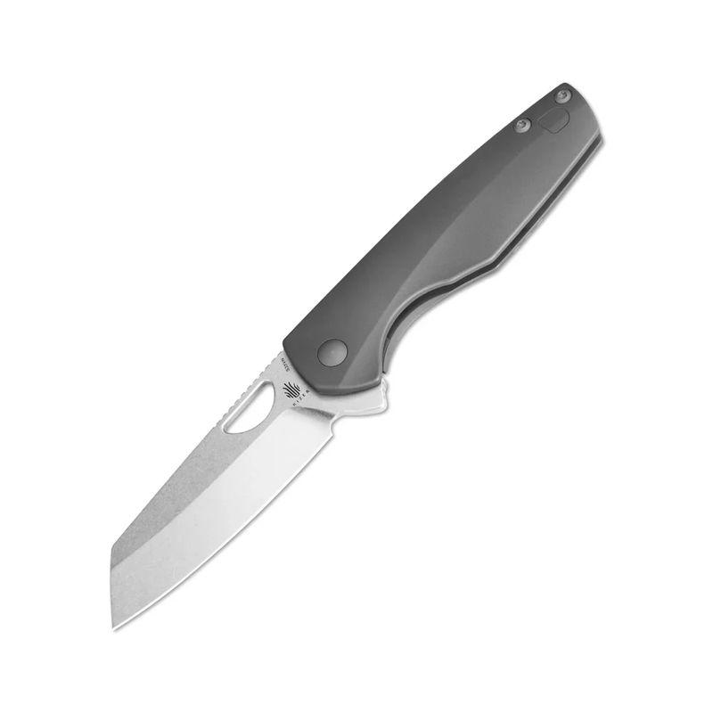 Kizer Ki3628A1 Sparrow Frame Lock Knife S35VN Satin Blade with Stonewash Titanium Handles