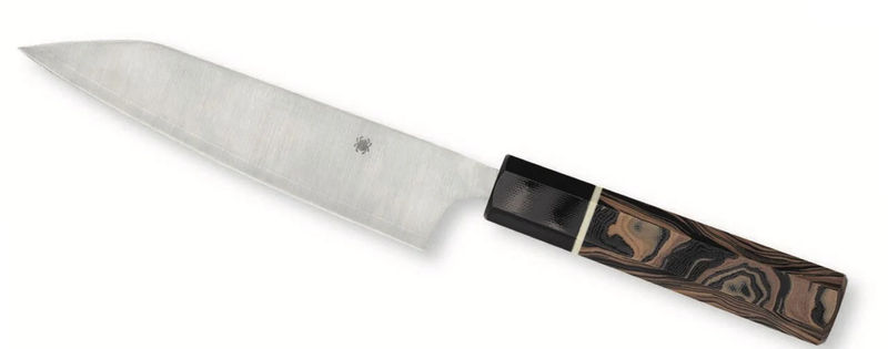 Spyderco K16GPBNBK Itamae Funayuki Chef Plain Edge Knife