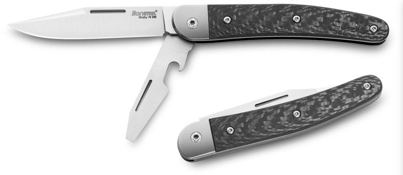 Lionsteel LSTJK2CF Jack Slip Joint Carbon Fiber with Satin Finish