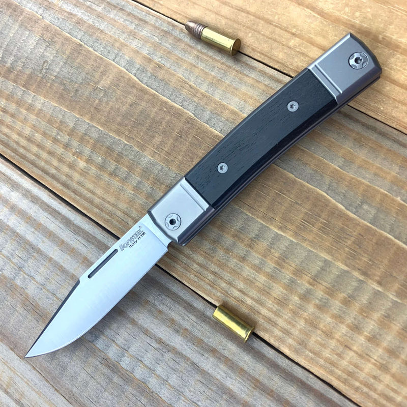 Lionsteel LSTBM1EB bestMAN Ebony Slip Joint with One Blade