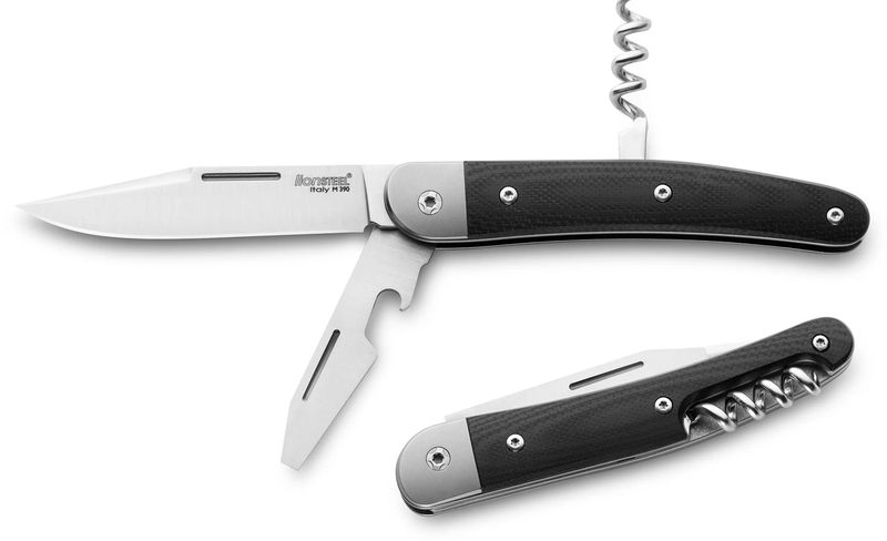 Lionsteel LSTJK3GBK Jack Folder Black G10 with Satin Finish