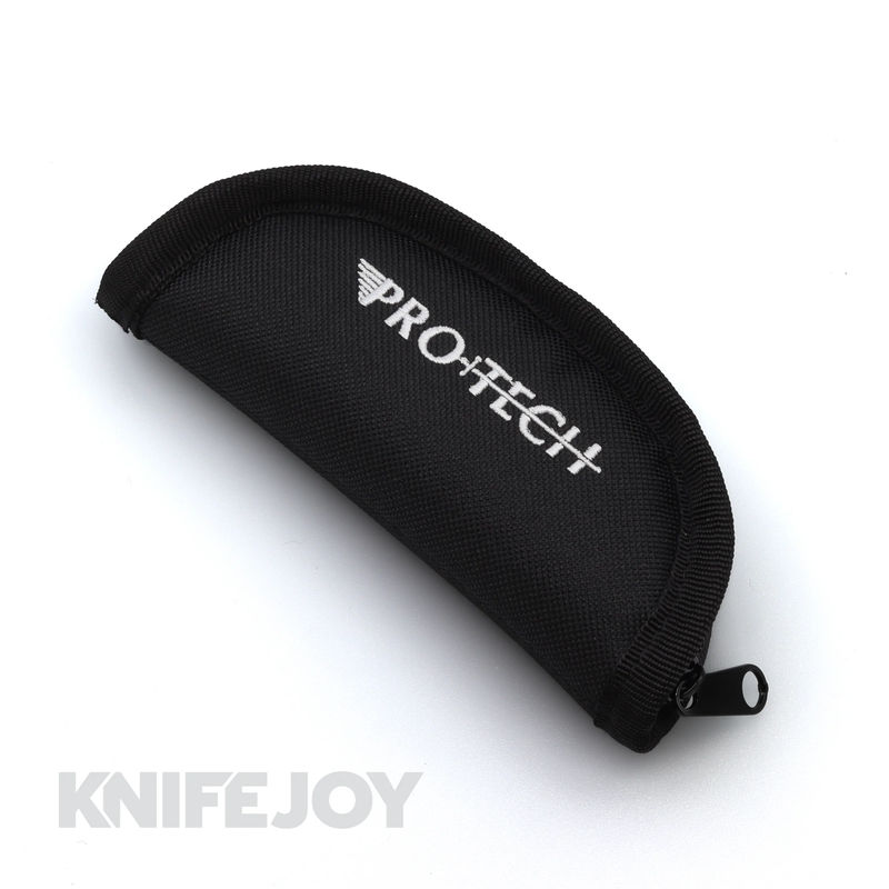 KnifeJoy x Pro-tech Single Black Nylon Logo Knife Pouch Case